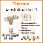 Eco 4 Thermostatisch aansluitpakket 1 t.b.v. 15 of 16 mm buis